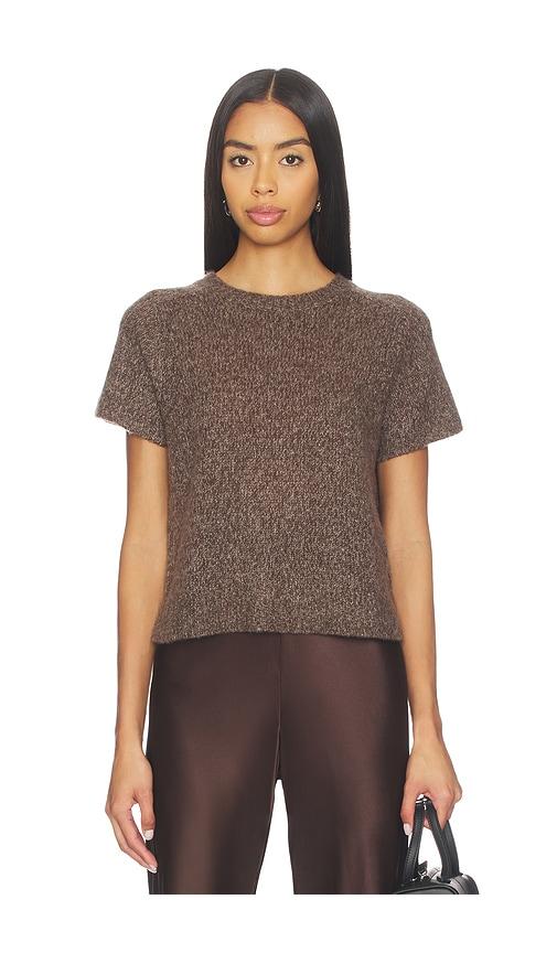 lisa yang siona t-shirt in brown.