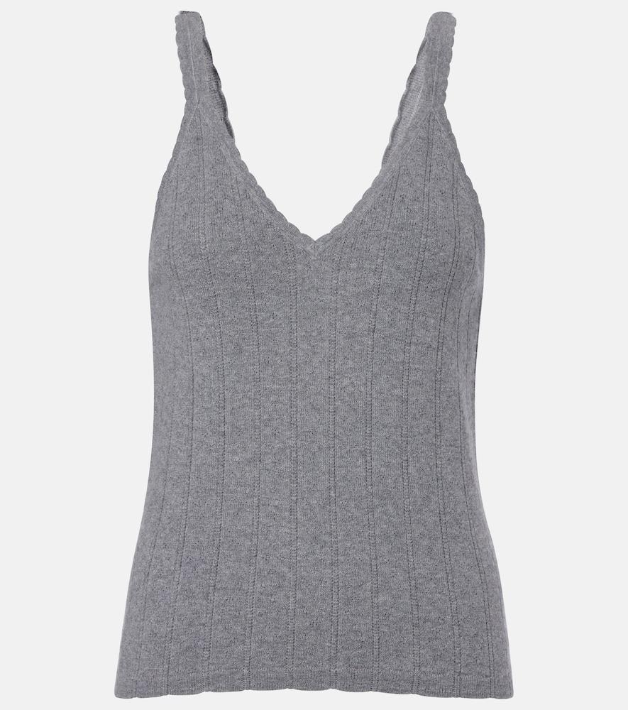 lisa yang suni cotton and cashmere tank top