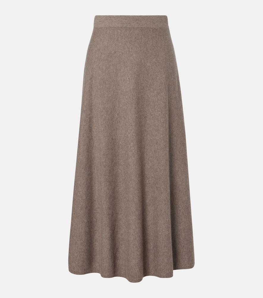 lisa yang torie cashmere midi skirt