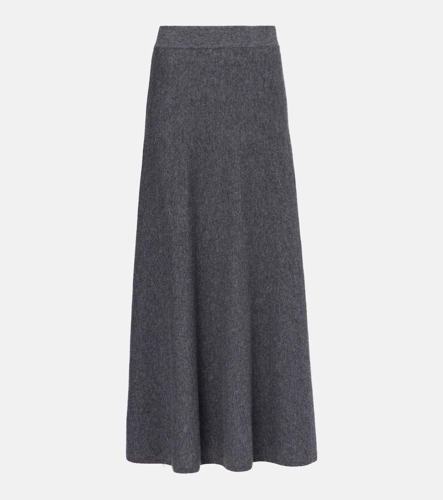 lisa yang torie knitted cashmere maxi skirt
