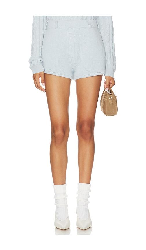 lisa yang tyra shorts in baby blue.