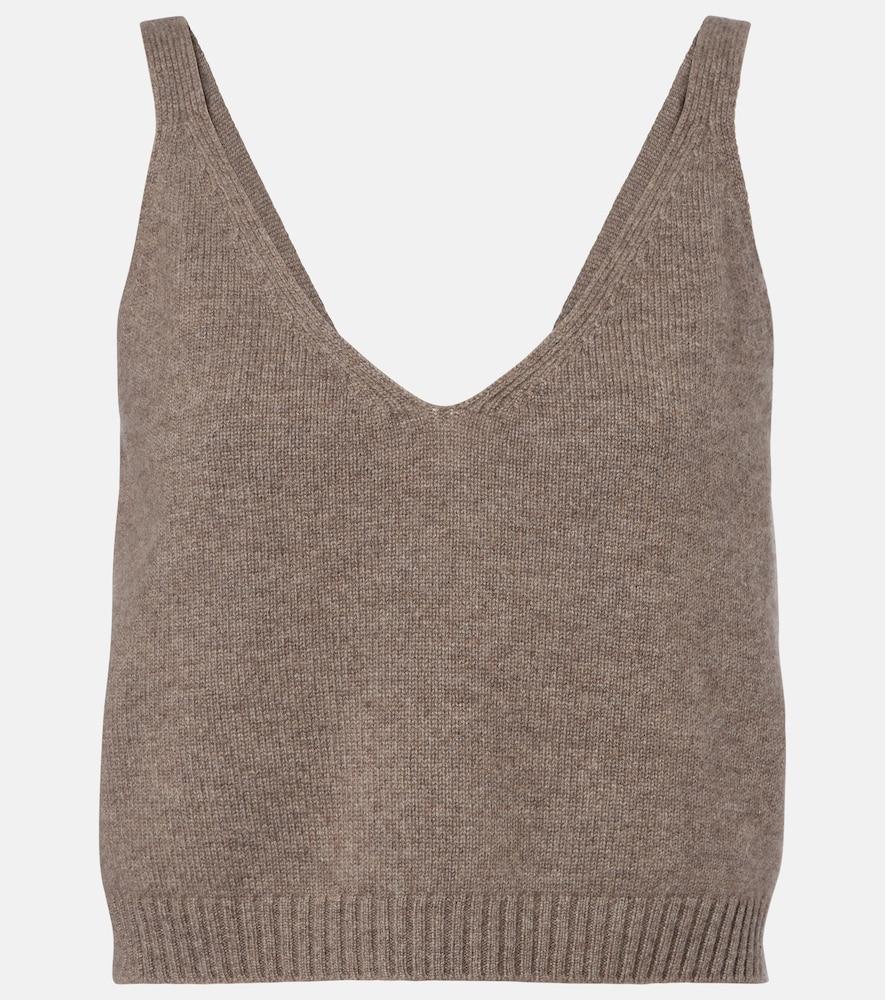 lisa yang violia cashmere crop top