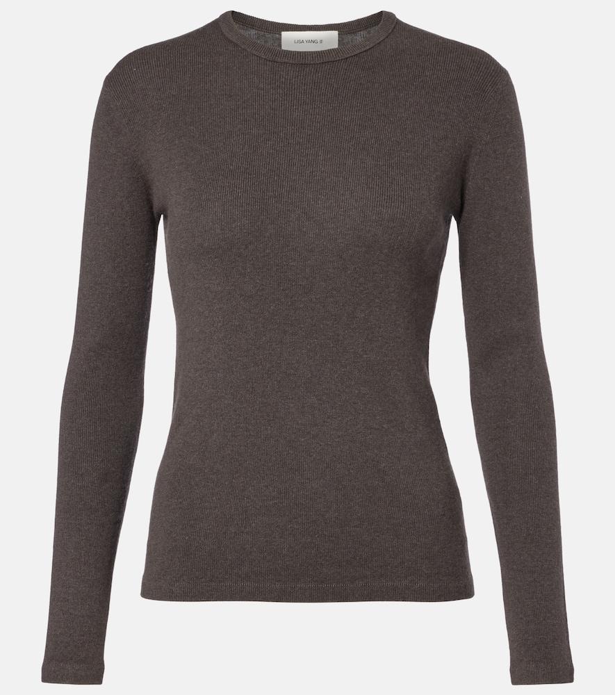 lisa yang vivian cotton and cashmere sweater