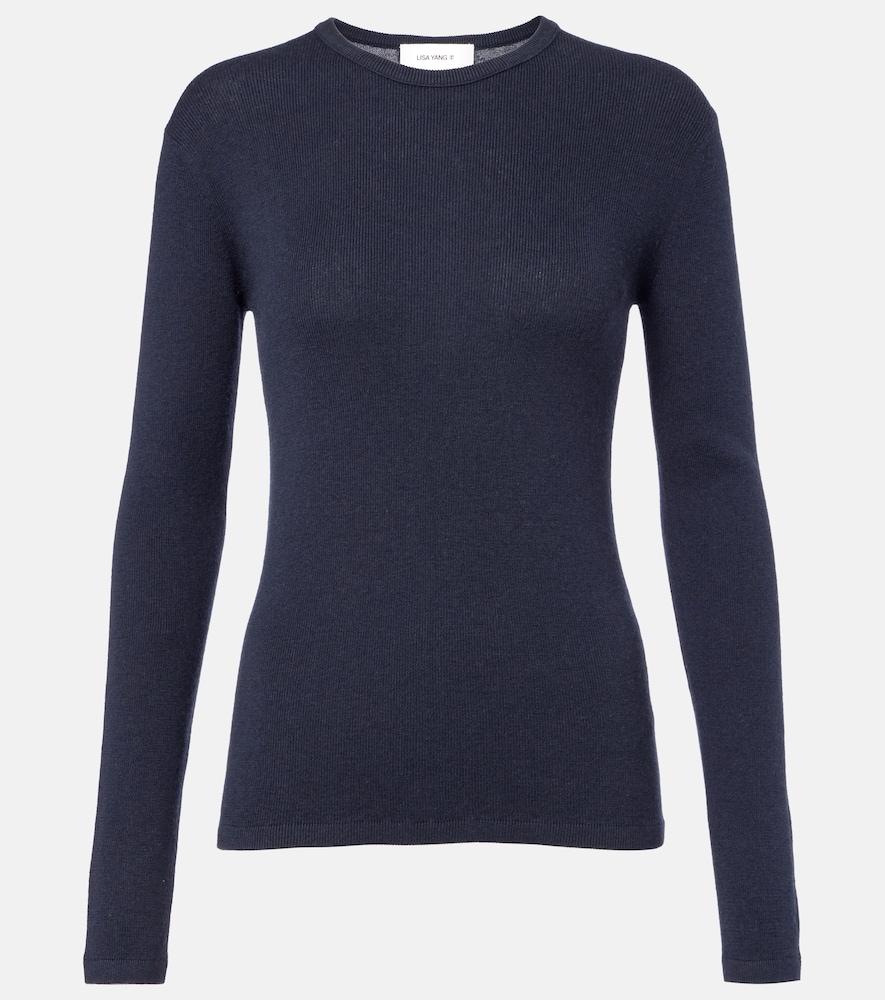 lisa yang vivian cotton and cashmere sweater