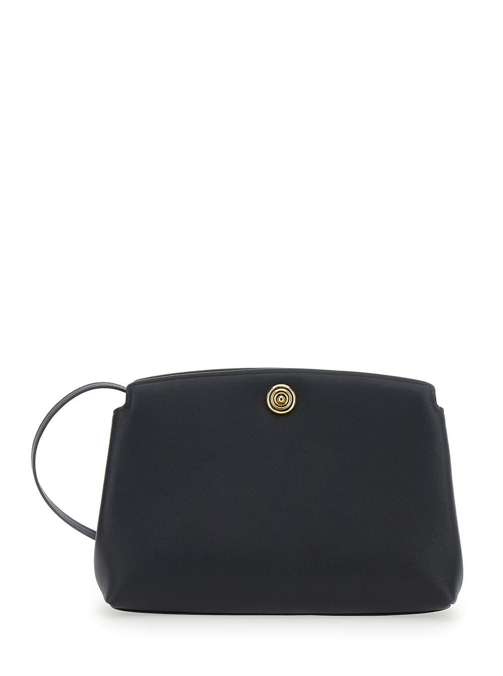 little liffner pushlock pouch grained calf leather