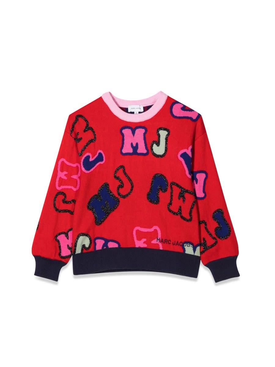 little marc jacobs mj crew neck pullover