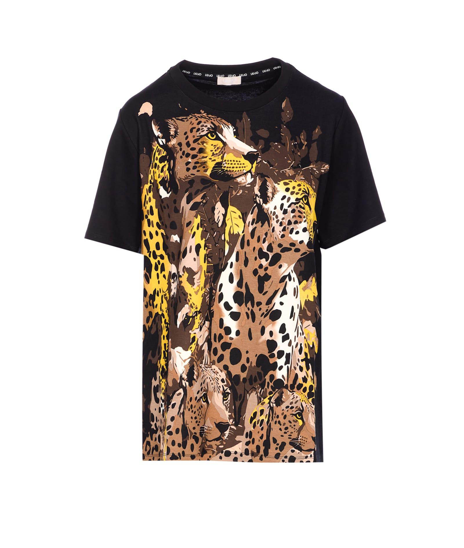 liu-jo animalier t-shirt