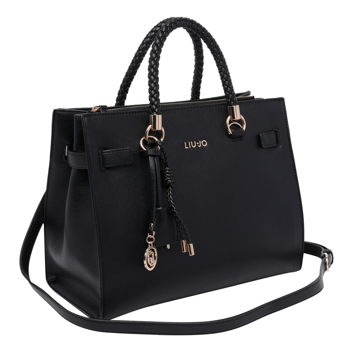 liu jo bags black polyester - women