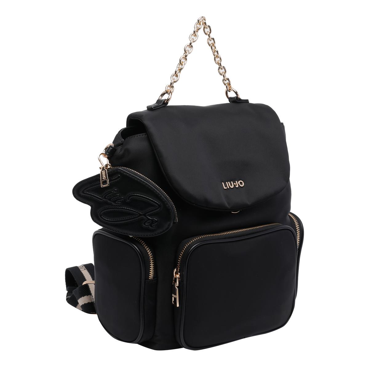 liu jo bags black polyester - women