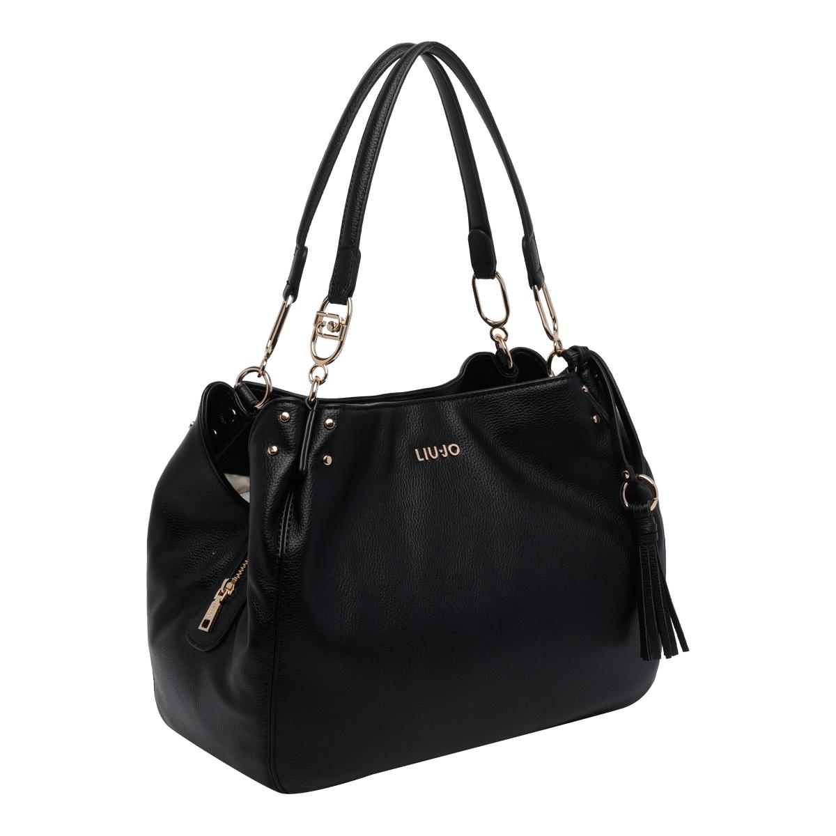 liu jo bags black polyester - women