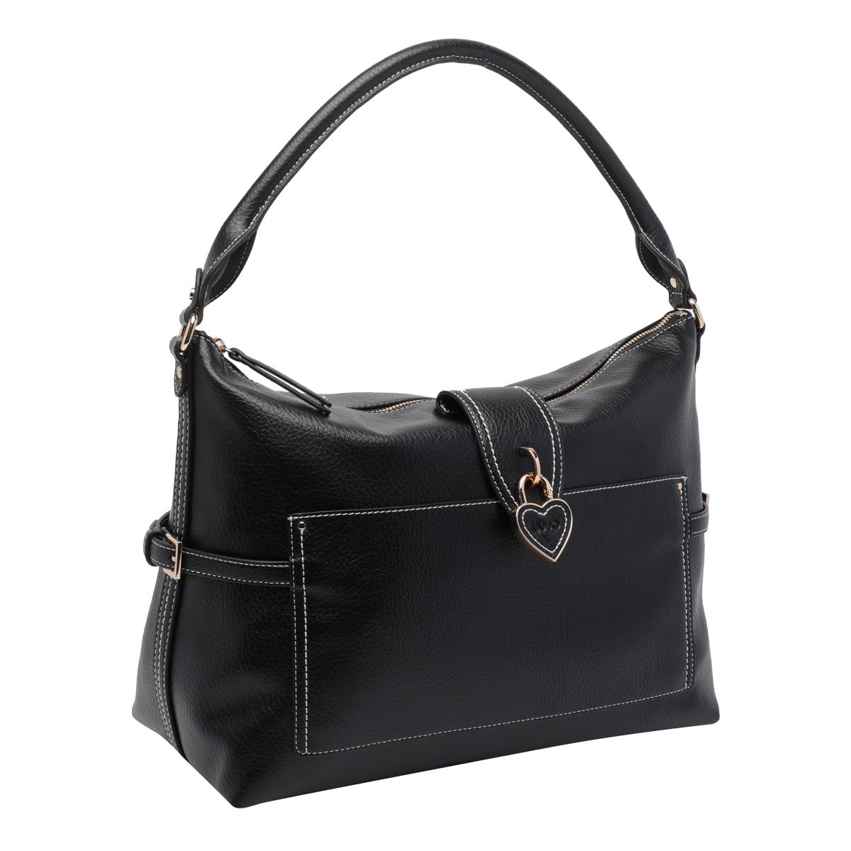 liu jo bags black polyester - women
