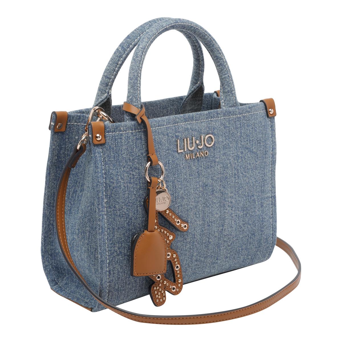 liu jo bags blue cotton - women
