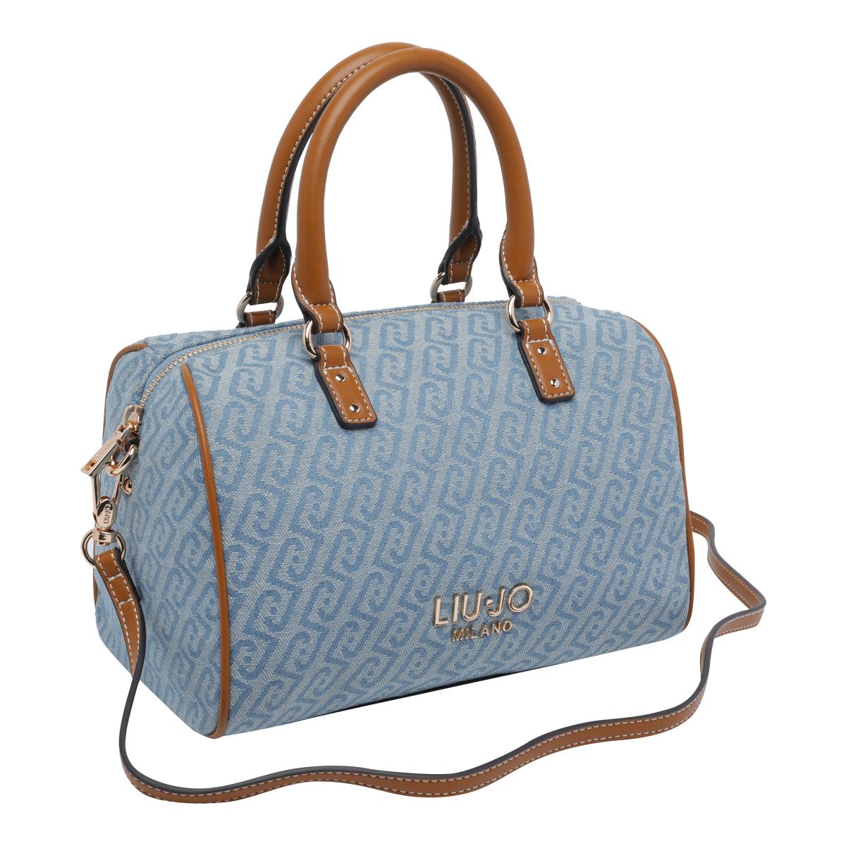 liu jo bags blue cotton polyester - women