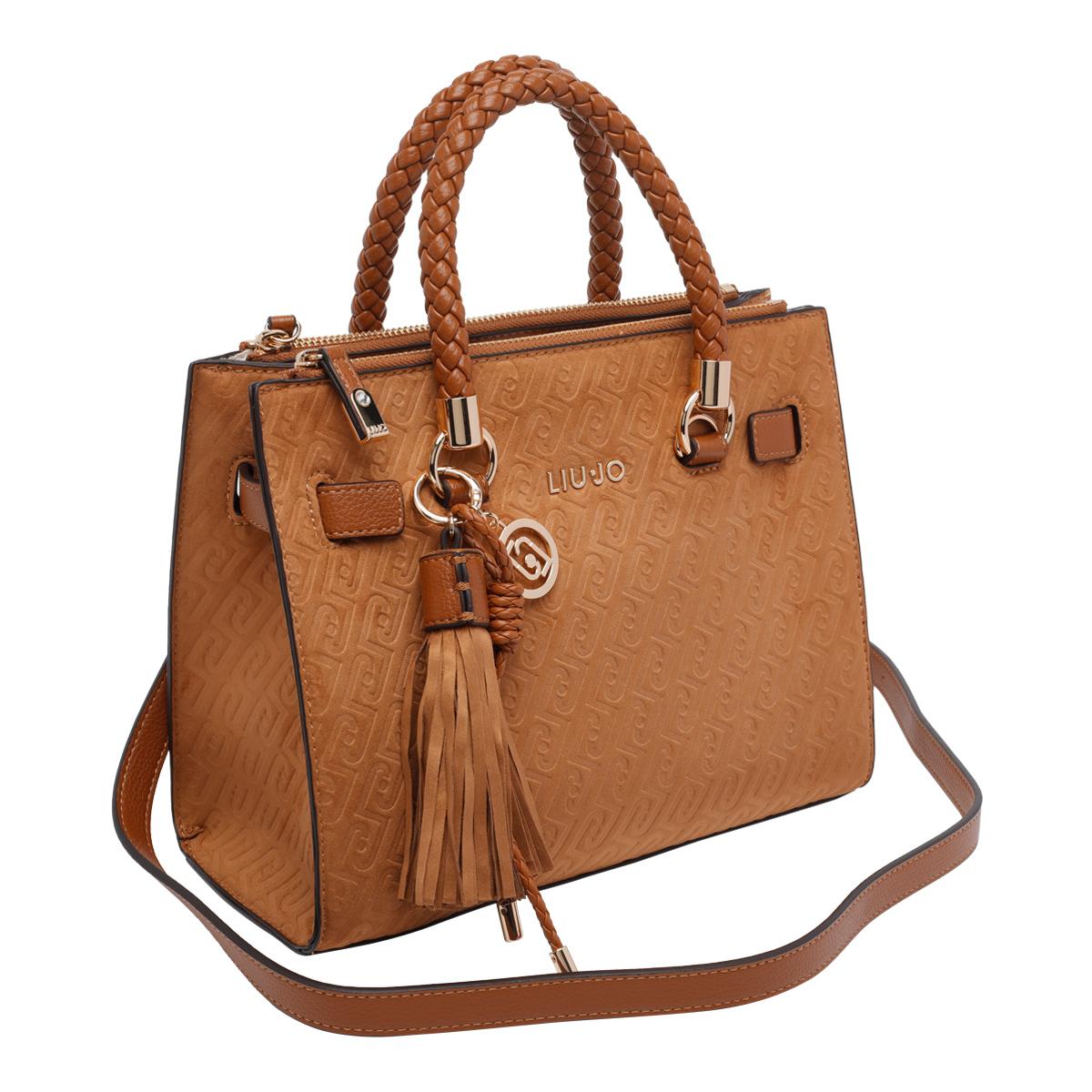 liu jo bags brown polyester - women