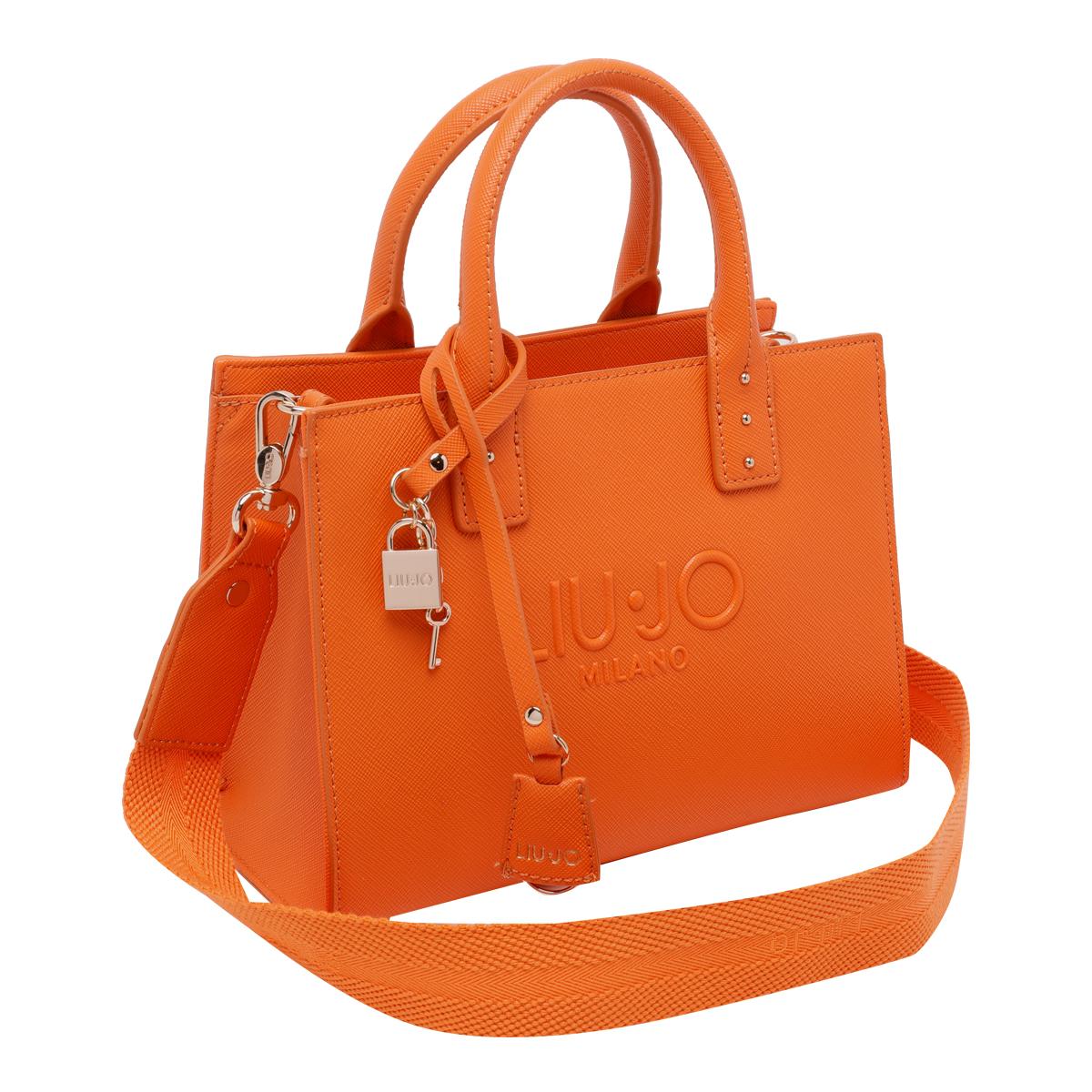 liu jo bags orange polyester - women