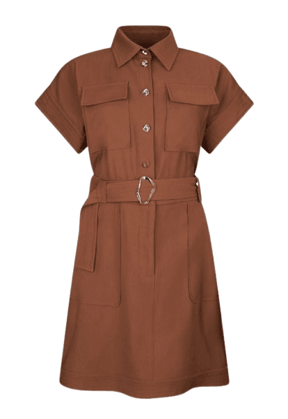 liu jo black dresses brown - women