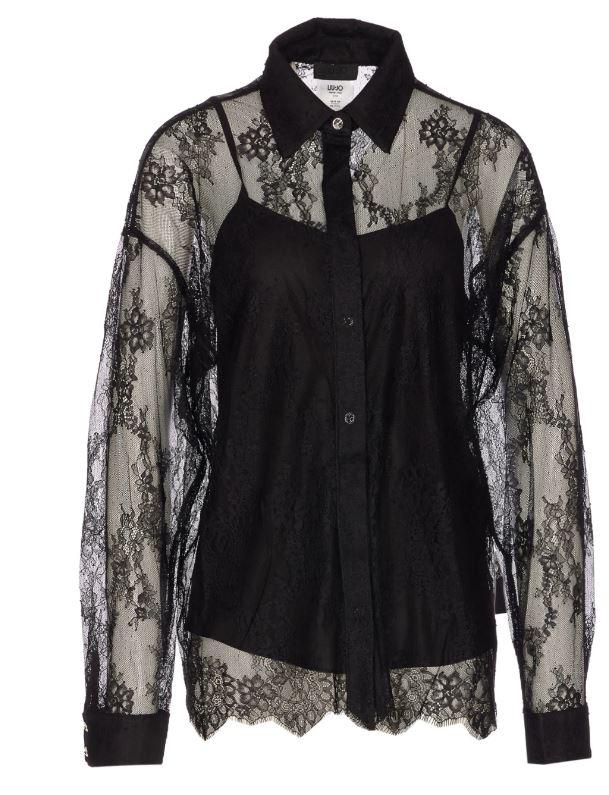 liu jo black shirts - women