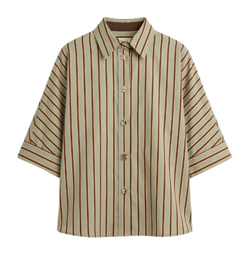 liu jo black shirts green/tabacco - women