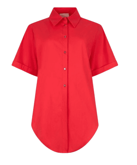 liu jo black shirts vernice rossa - women