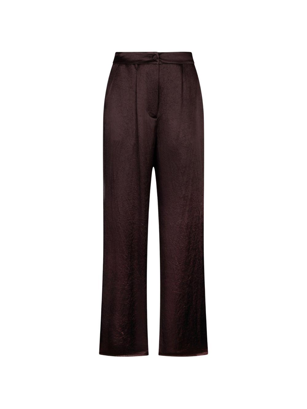liu jo black trousers chocolate - women