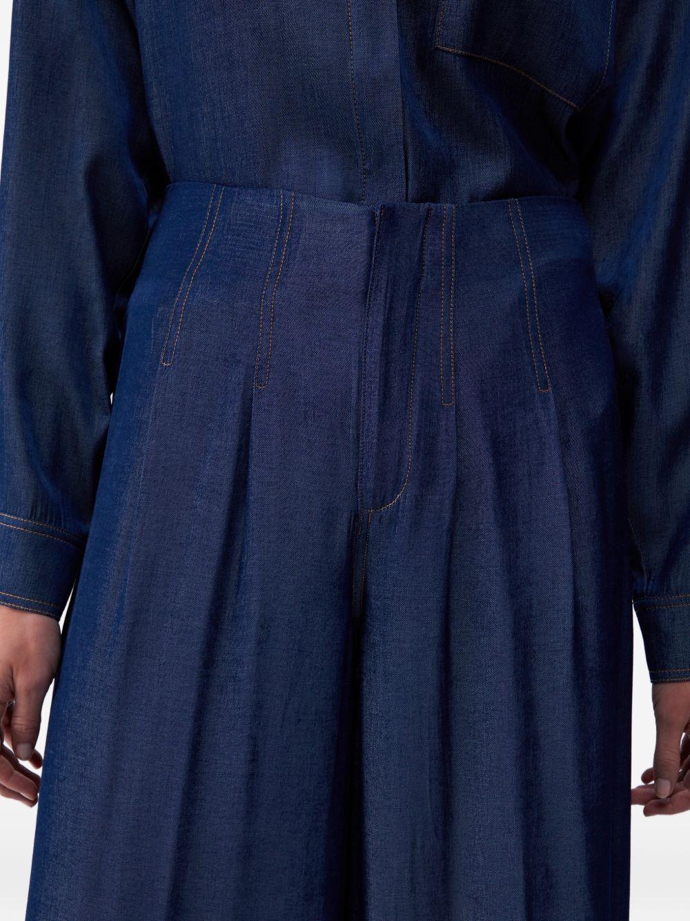 liu jo blue denim trousers normal wash - women