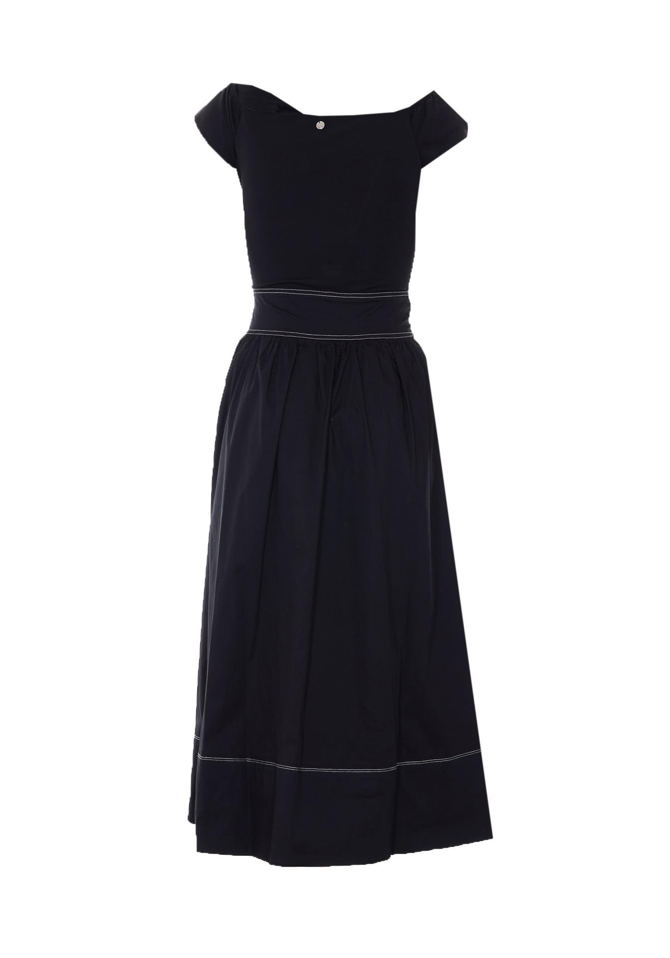 liu jo dresses black cotton - women