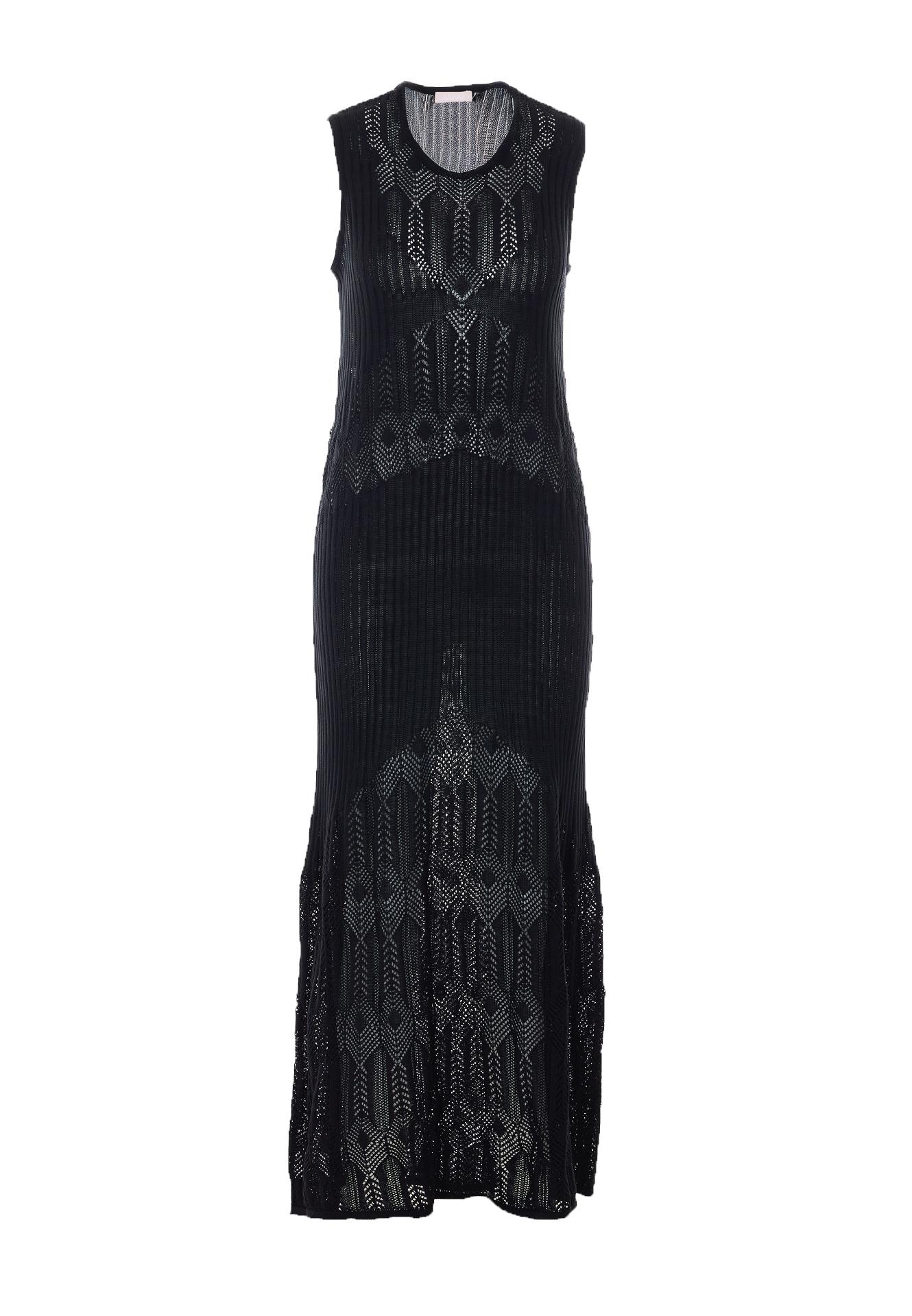 liu jo dresses black cotton - women