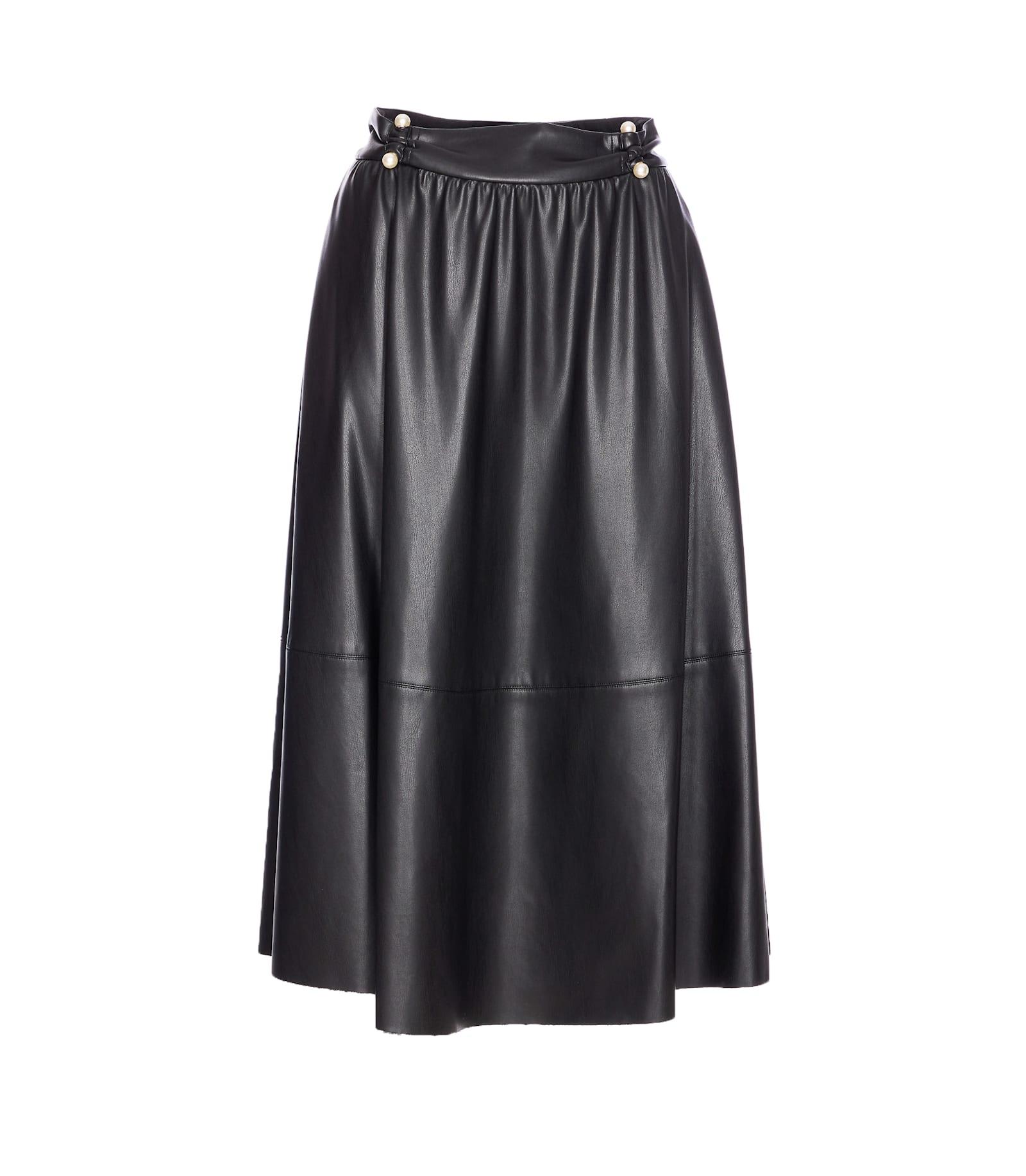 liu-jo faux leather skirt