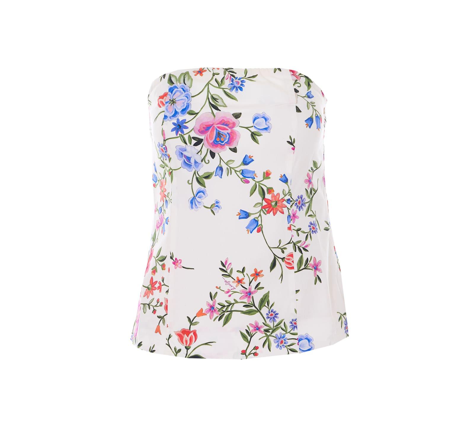 liu-jo floral print top
