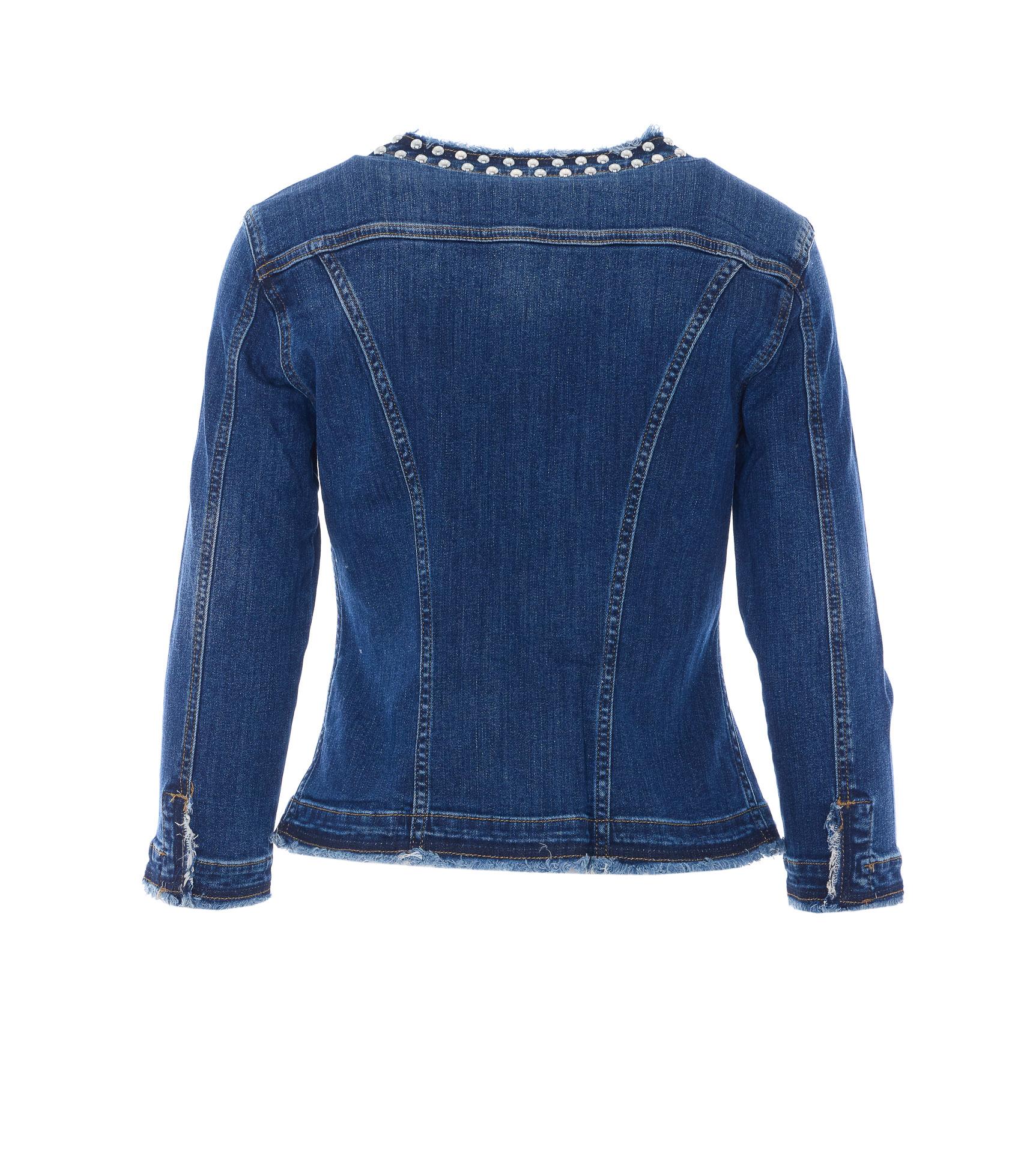 liu jo jackets blue cotton - women