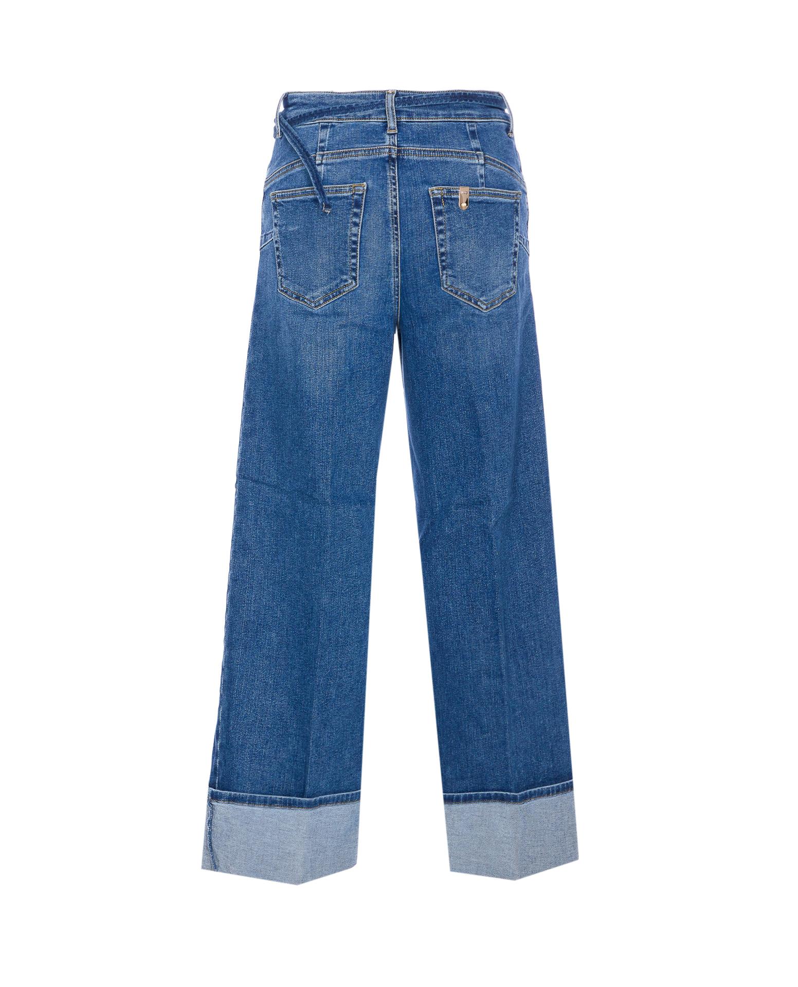 liu jo jeans blue cotton - women