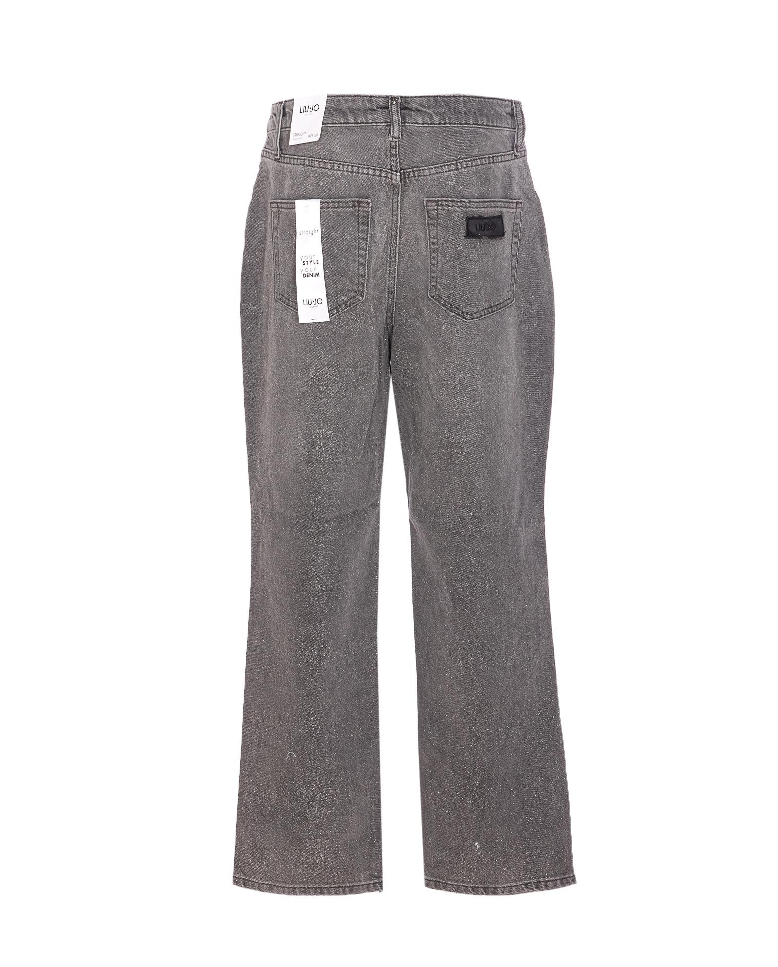 liu jo jeans grey cotton - women