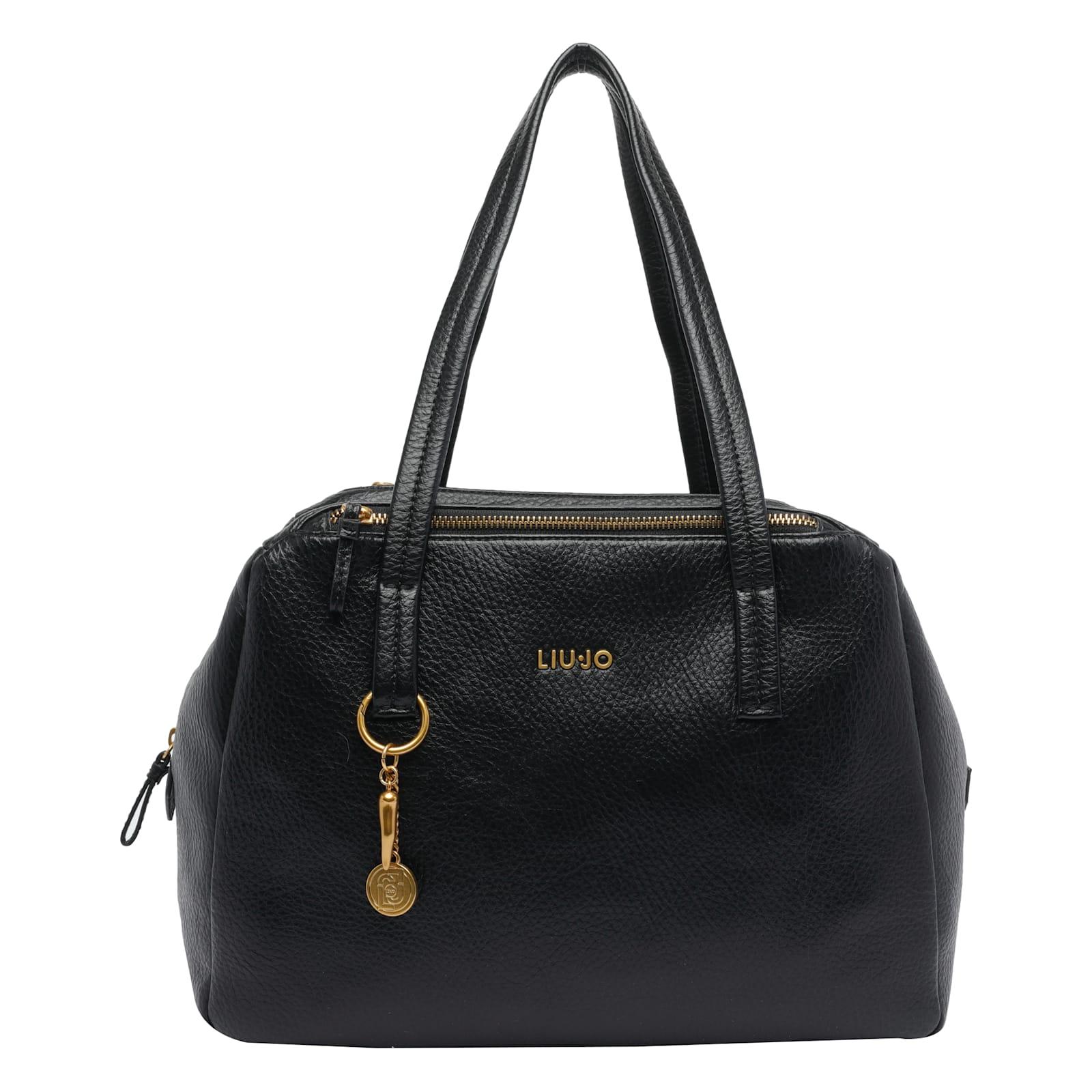 liu-jo logo medium satchel bag