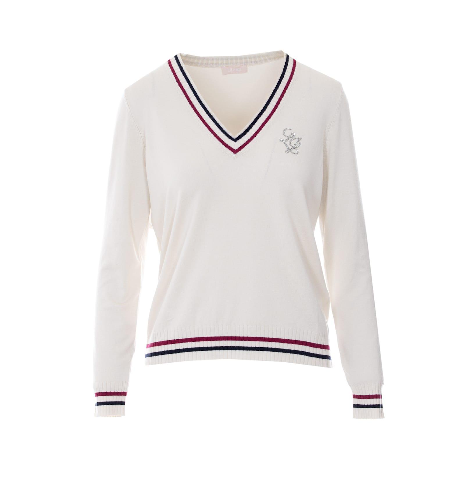 liu-jo logo sweater