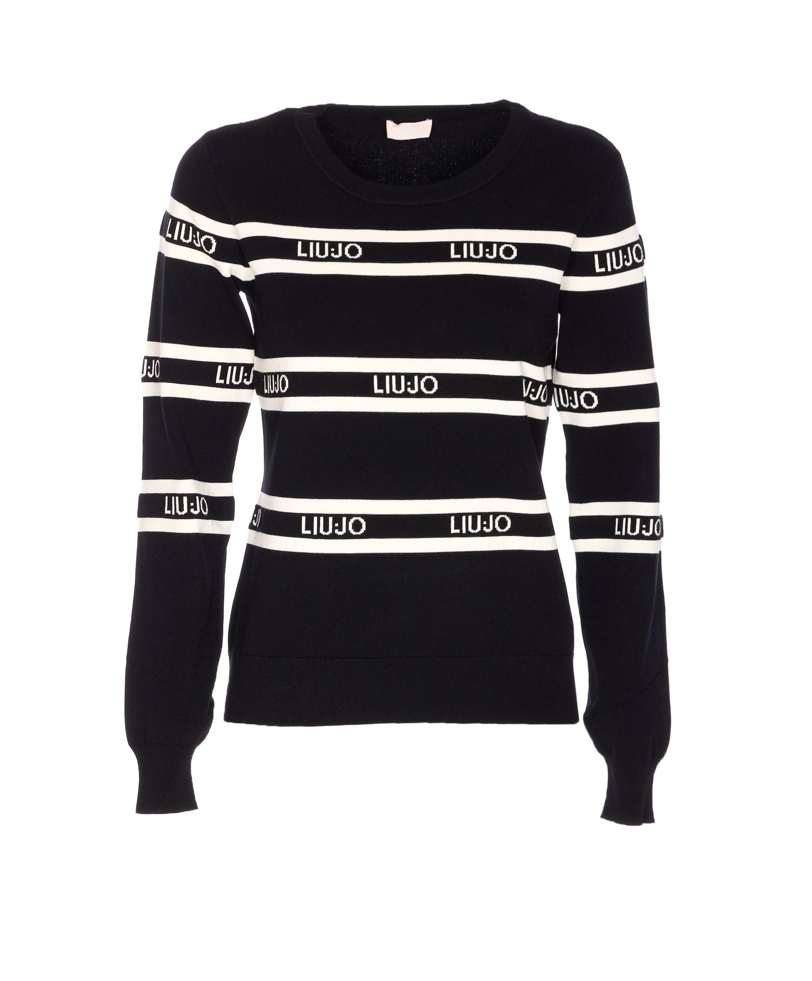 liu-jo logo sweater