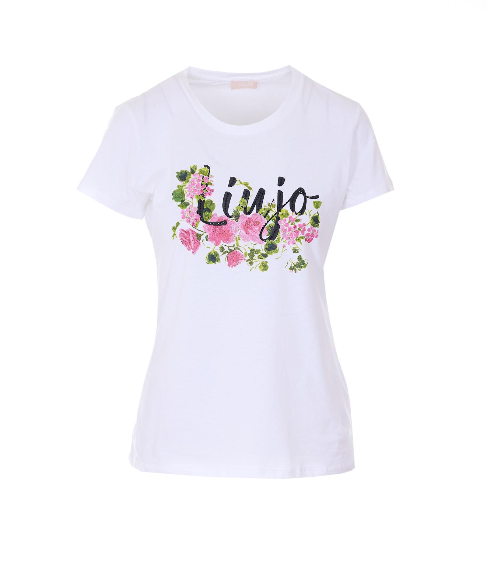 liu-jo logo t-shirt