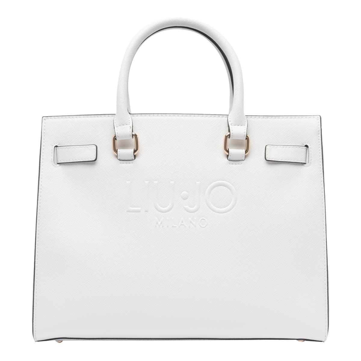liu-jo logo tote bag