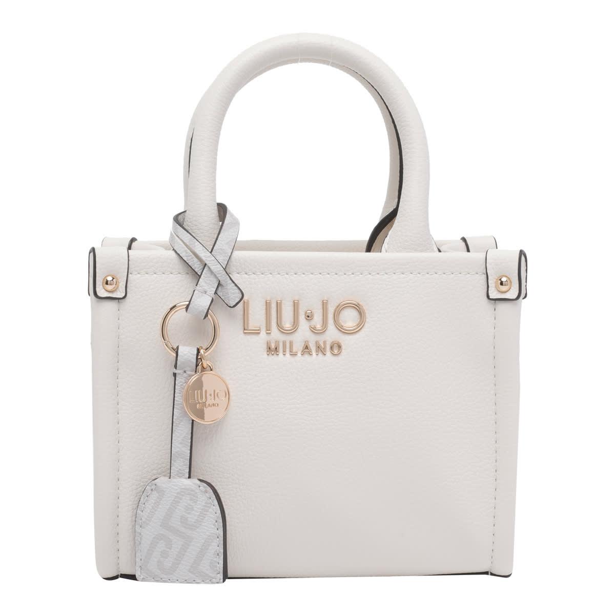 liu-jo logo tote bag