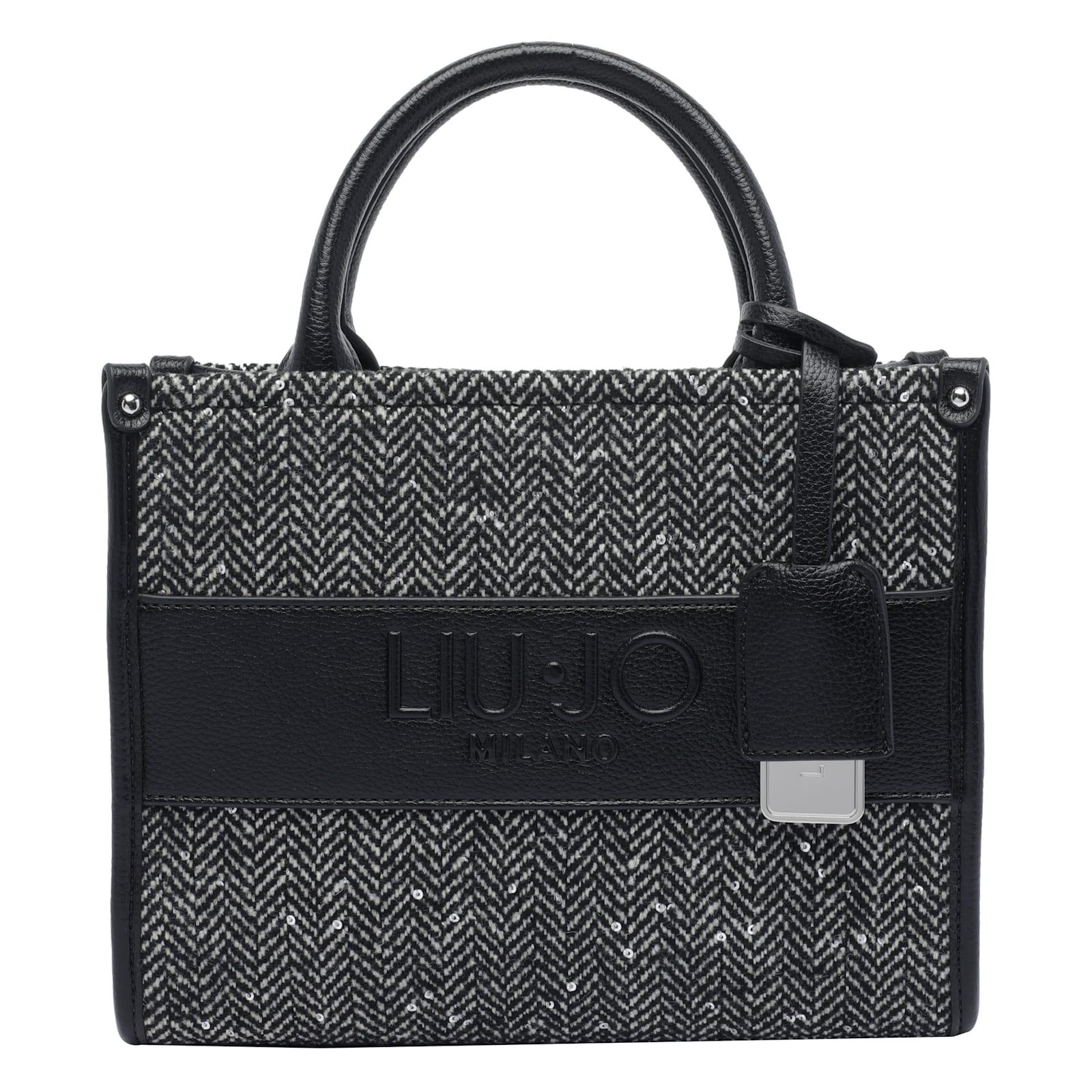 liu-jo logo tote bag