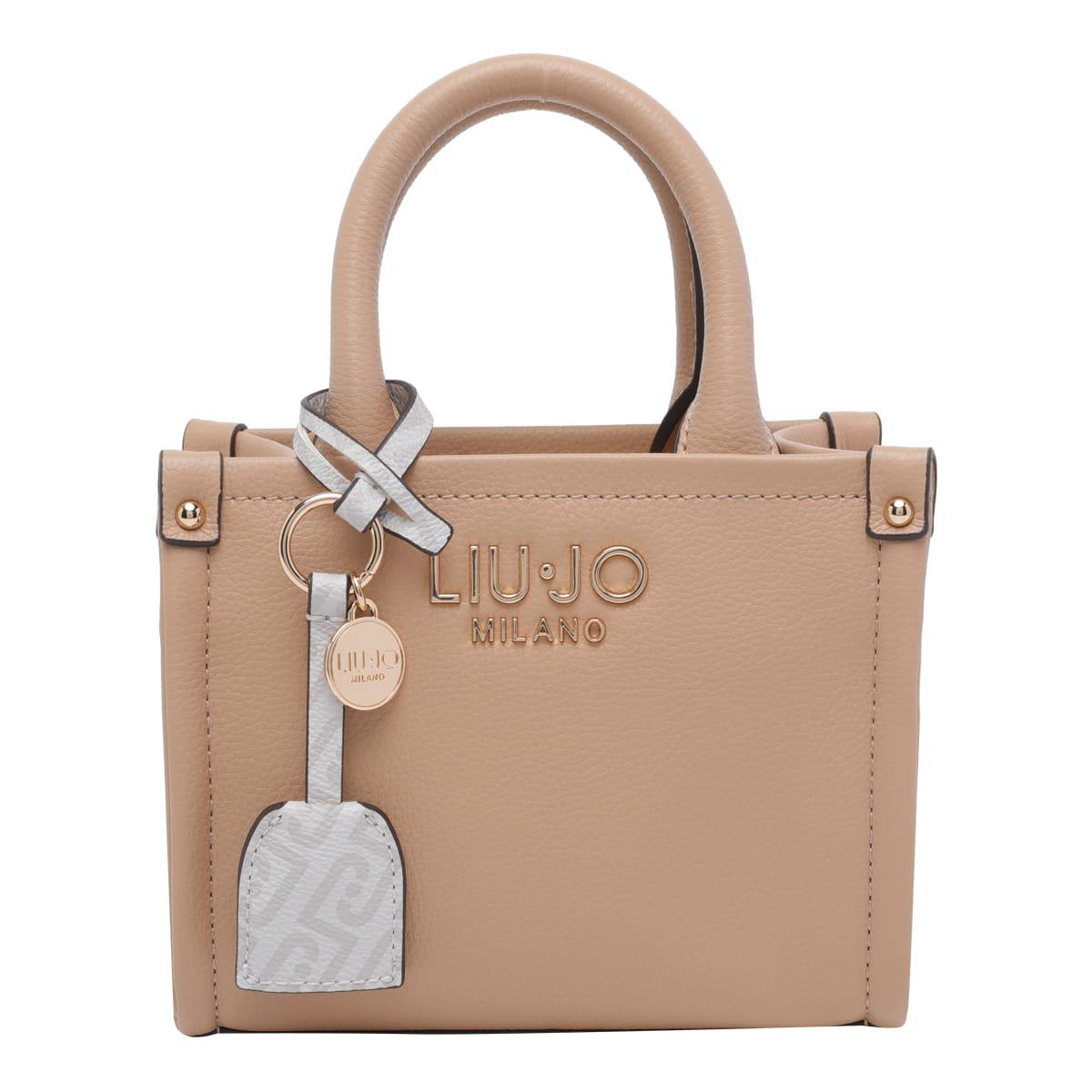 liu-jo logo tote bag
