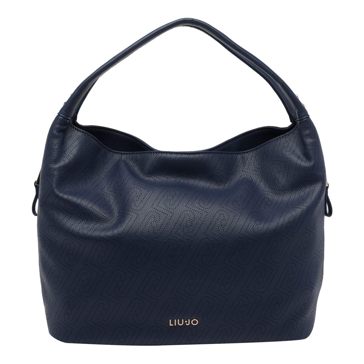 liu-jo logo tote bag