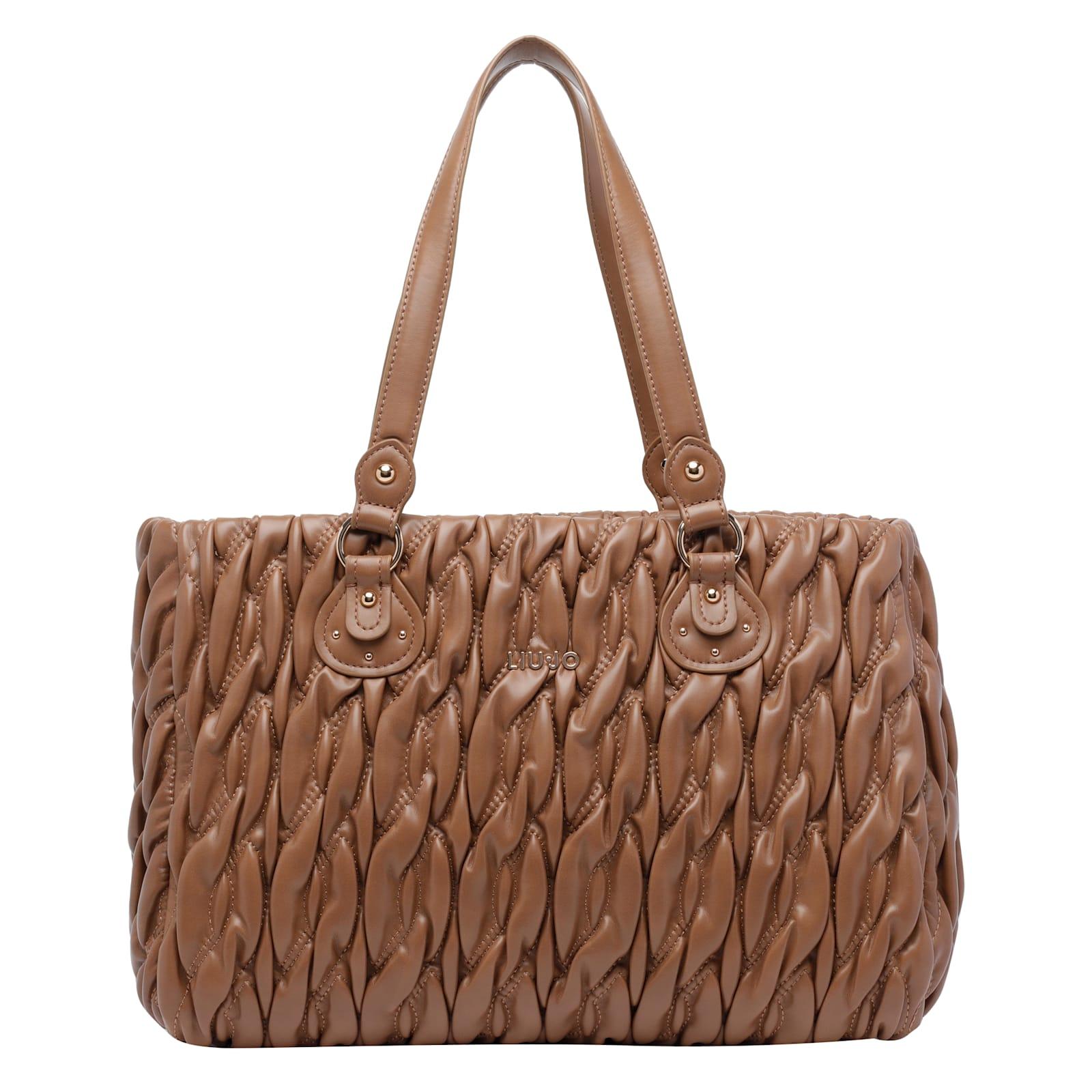 liu-jo logo tote bag