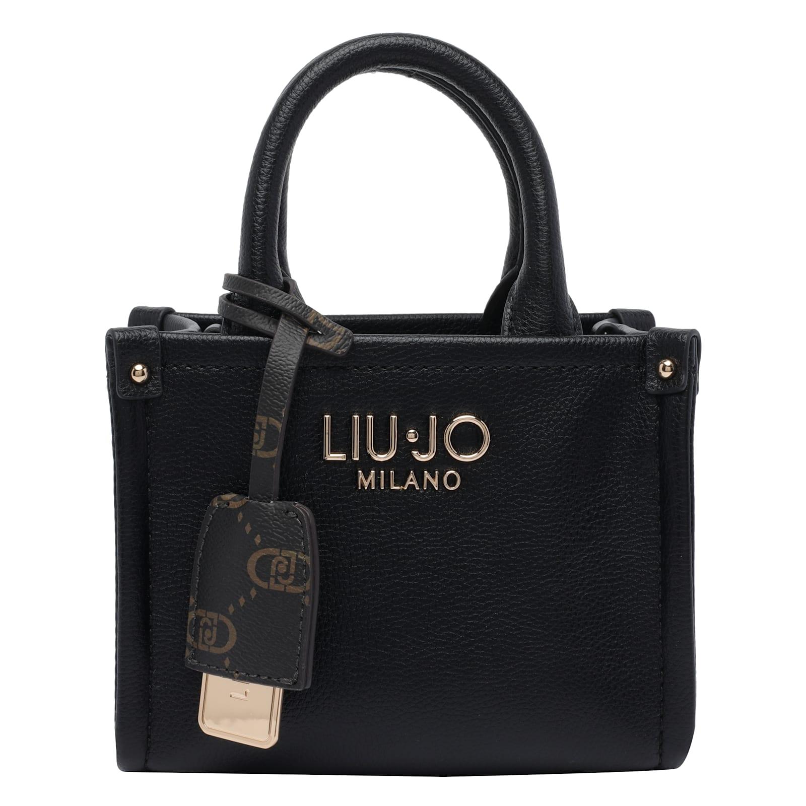 liu-jo logo tote bag