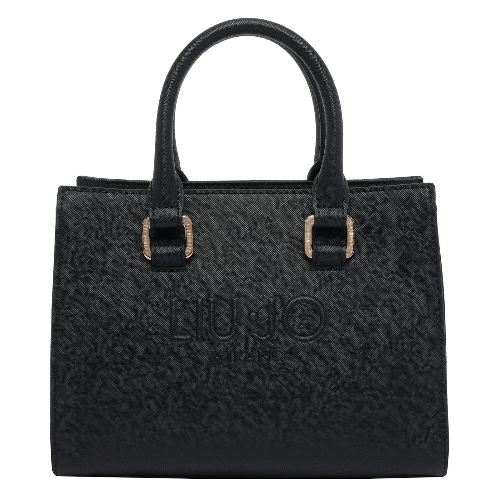 liu-jo logo tote bag