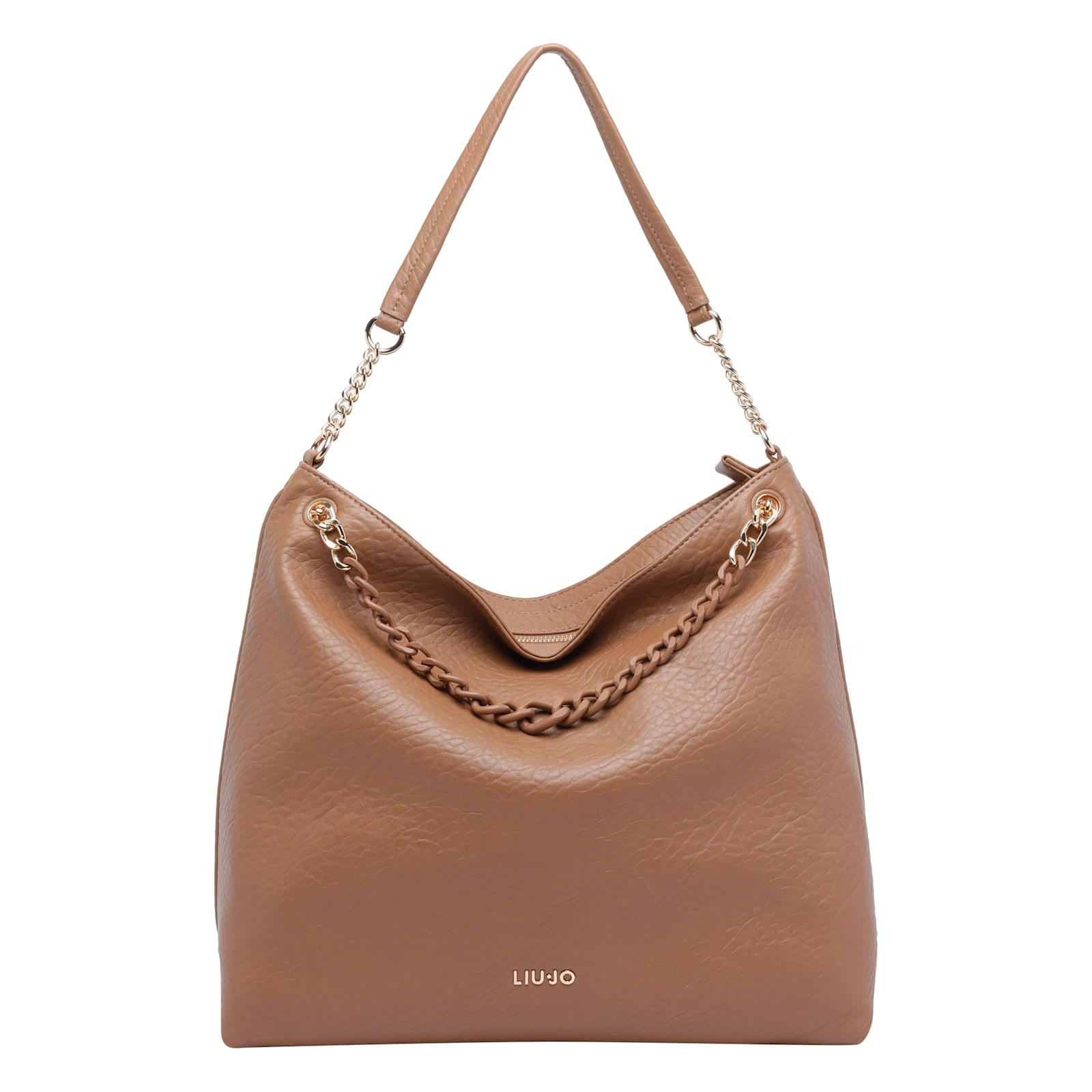 liu-jo medium logo hobo bag