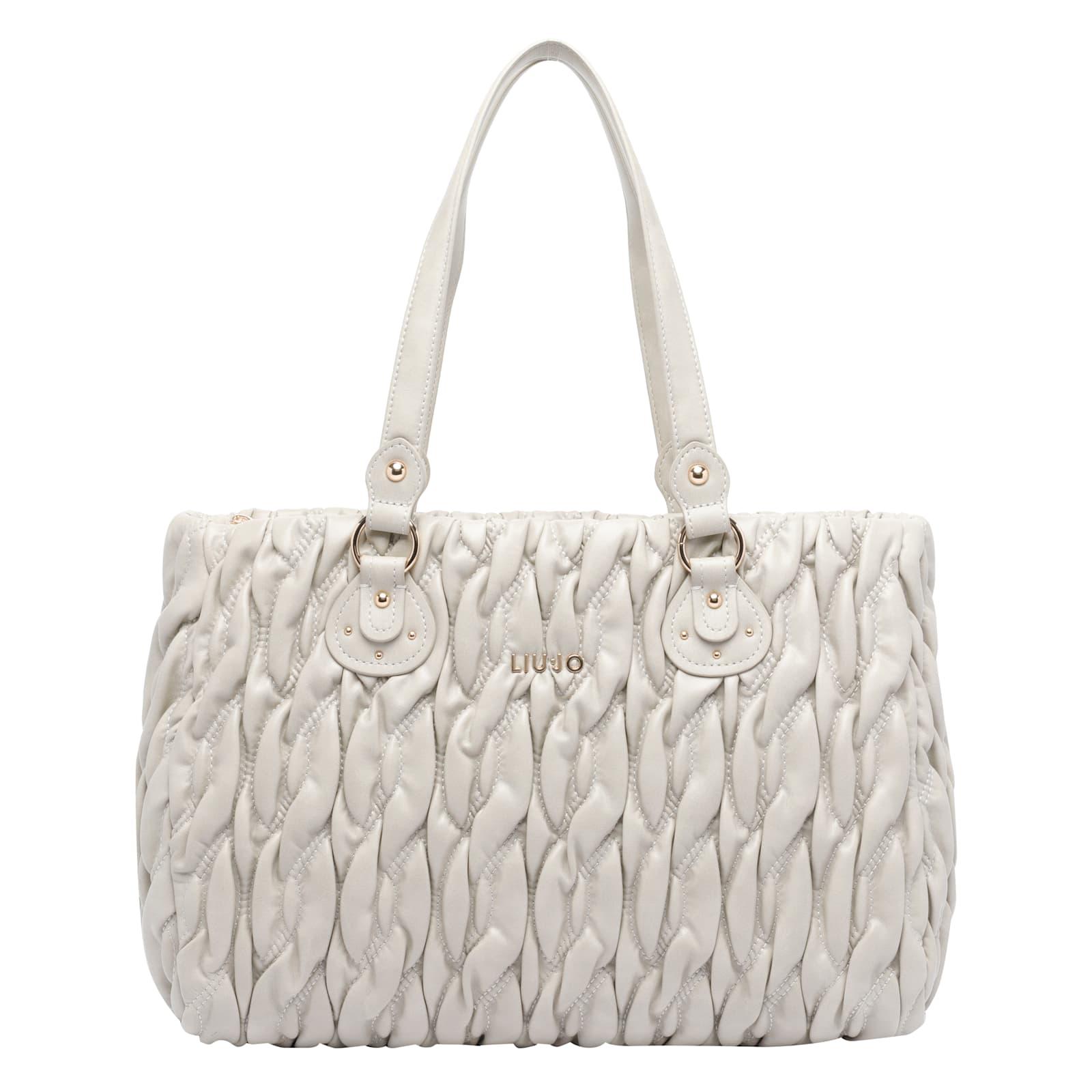 liu-jo medium logo tote bag