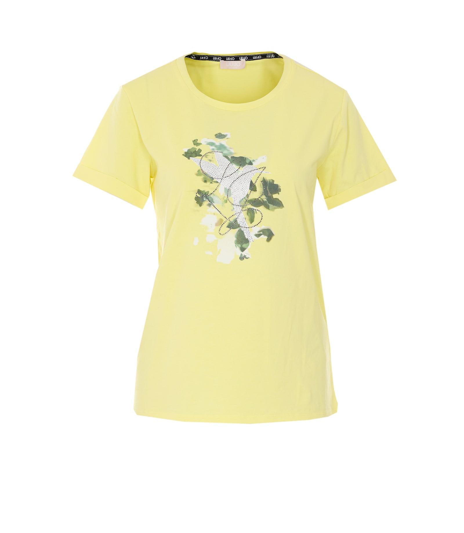 liu-jo printed t-shirt