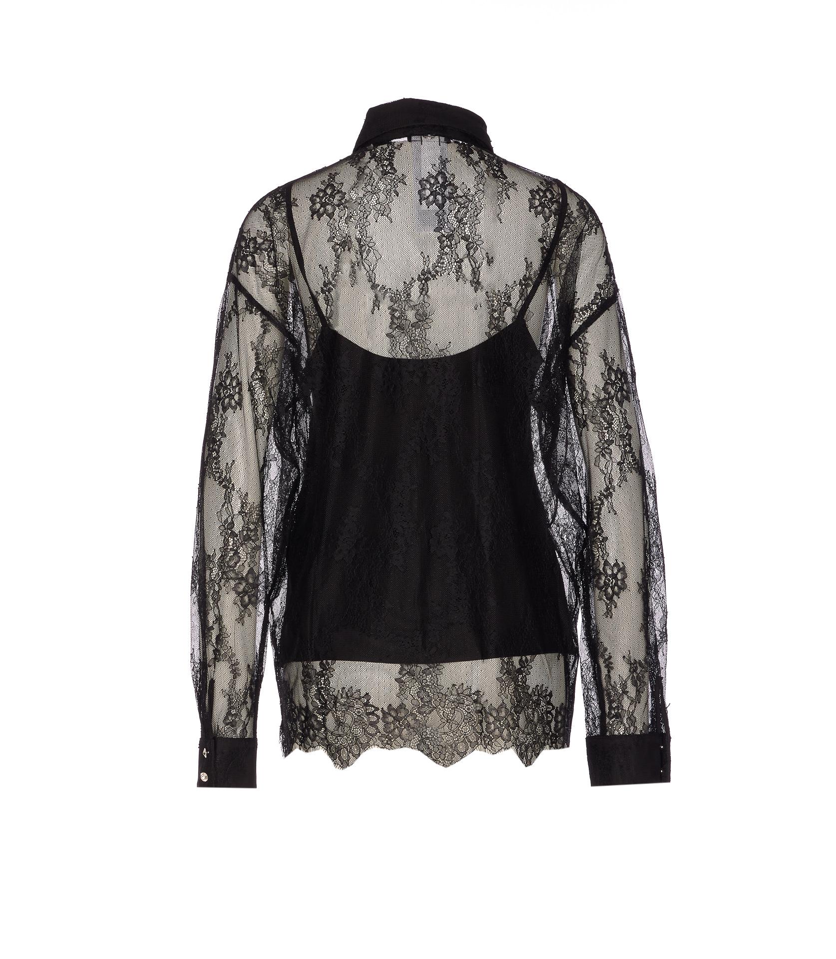 liu jo shirts black polyamide - women