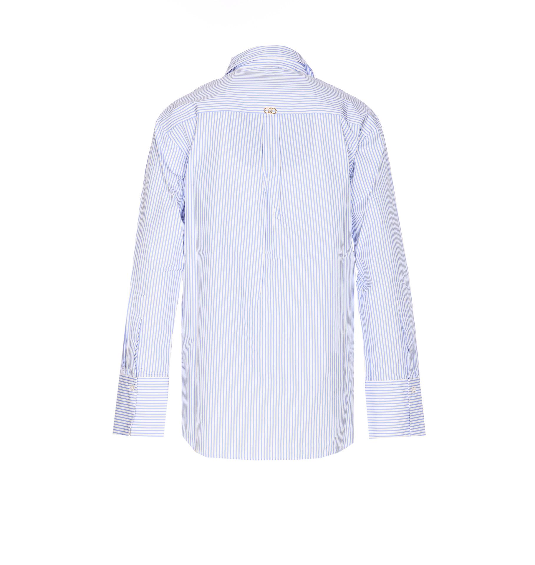 liu jo shirts blue cotton - women