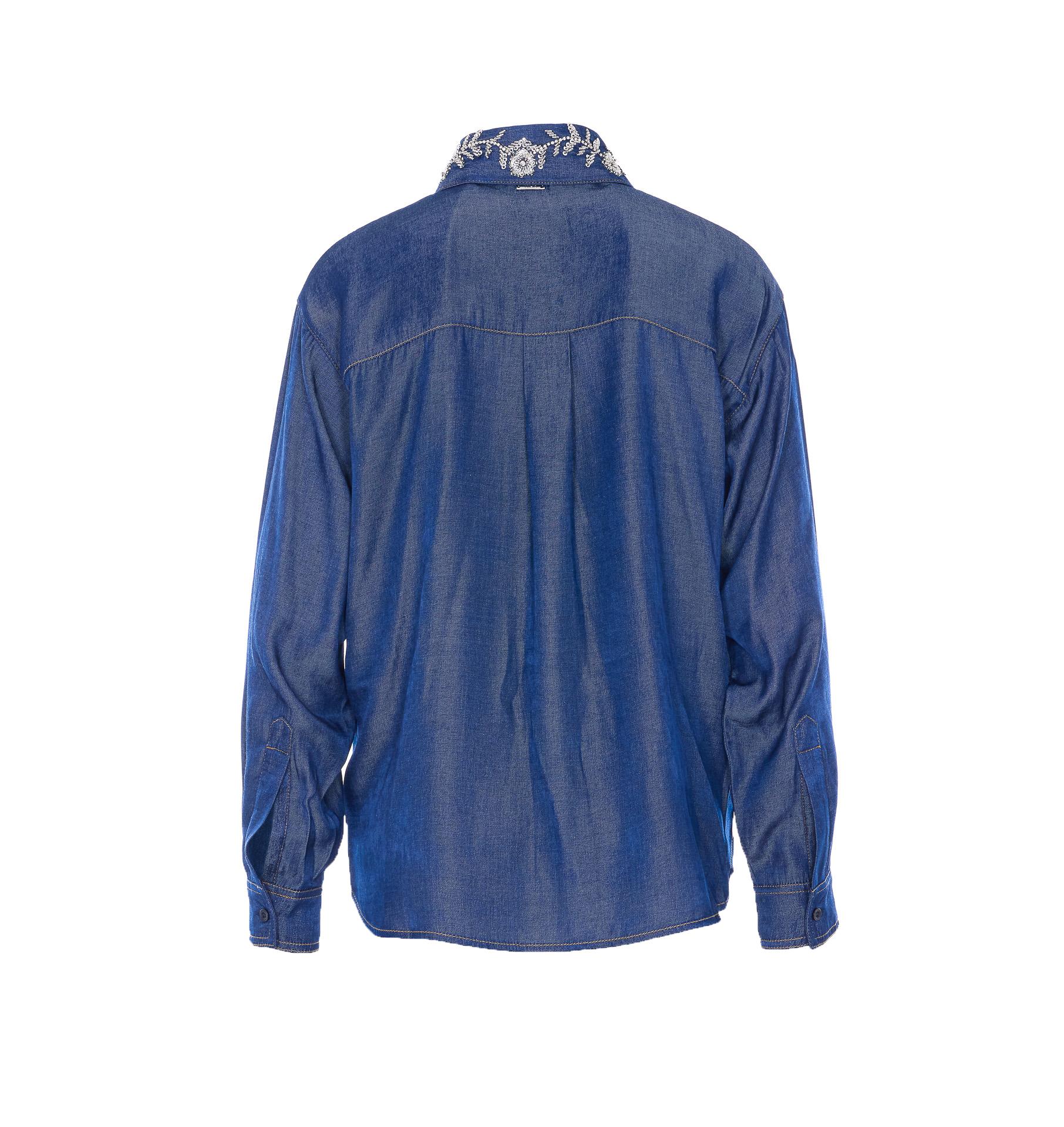 liu jo shirts blue polyester - women
